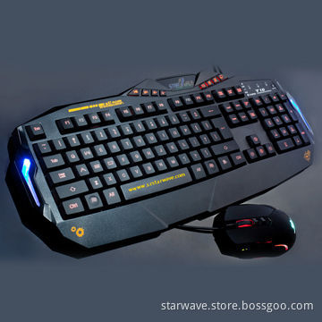 Wired Mouse and Keyboard Combo, Supports Game Programming
